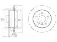 Disc frana MERCEDES-BENZ B-CLASS (W245) (2005 - 2011) DELPHI BG3910C