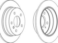 Disc frana MERCEDES-BENZ B-CLASS W245 FERODO DDF1258