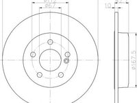 Disc frana MERCEDES-BENZ B-CLASS (W246, W242), MERCEDES-BENZ A-CLASS (W176), MERCEDES-BENZ CLA cupe (C117) - TEXTAR 92254903