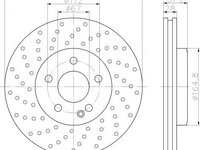 Disc frana MERCEDES-BENZ B-CLASS (W246, W242), MERCEDES-BENZ A-CLASS (W176), MERCEDES-BENZ CLA cupe (C117) - MINTEX MDC2539