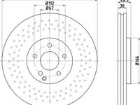 Disc frana MERCEDES-BENZ C-CLASS cupe CL203 TEXTAR 92123703