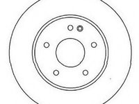 Disc frana MERCEDES-BENZ C-CLASS limuzina (W202), MERCEDES-BENZ E-CLASS limuzina (W210), MERCEDES-BENZ C-CLASS Break (S202) - JURID 562013JC