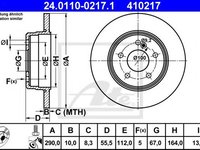 Disc frana MERCEDES-BENZ C-CLASS limuzina (W202), MERCEDES-BENZ E-CLASS limuzina (W210), MERCEDES-BENZ CLK (C208) - ATE 24.0110-0217.1