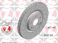 Disc frana MERCEDES-BENZ C-CLASS limuzina (W203), MERCEDES-BENZ C-CLASS Sportscoupe (CL203), MERCEDES-BENZ C-CLASS T-Model (S203) - ZIMMERMANN 400.364