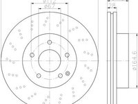 Disc frana MERCEDES-BENZ C-CLASS limuzina (W204), MERCEDES-BENZ C-CLASS T-Model (S204), MERCEDES-BENZ SLS AMG (C197) - MINTEX MDC2214