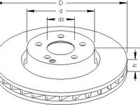 Disc frana MERCEDES-BENZ C-CLASS limuzina (W204), MERCEDES-BENZ C-CLASS T-Model (S204), MERCEDES-BENZ E-CLASS limuzina (W212) - TOPRAN 401 898