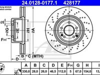 Disc frana MERCEDES-BENZ C-CLASS T-Model S203 ATE 24012801771
