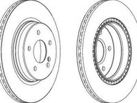 Disc frana MERCEDES-BENZ C-CLASS T-Model S203 FERODO DDF1764