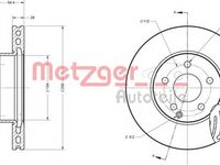 Disc frana MERCEDES-BENZ C-CLASS T-Model S204 METZGER 6110153