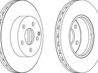 Disc frana MERCEDES-BENZ C-CLASS (W204) (2007 - 2014) FERODO DDF1690