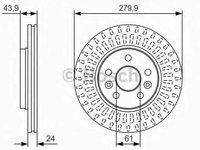 Disc frana MERCEDES-BENZ CITAN caroserie 415 BOSCH 0 986 479 S66