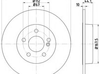 Disc frana MERCEDES-BENZ CLA cupe (C117) (2013 - 2016) TEXTAR 92254903