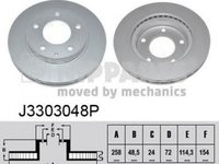 Disc frana MERCEDES-BENZ CLK C208 NIPPARTS J3303048P