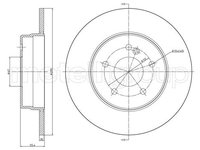 Disc frana MERCEDES-BENZ CLK C209 METELLI 230485C