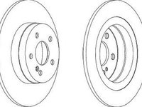 Disc frana MERCEDES-BENZ E-CLASS cupe C207 FERODO DDF1691