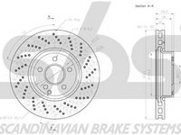 Disc frana MERCEDES-BENZ E-CLASS cupe C207 sbs 18152033102