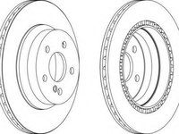 Disc frana MERCEDES-BENZ E-CLASS limuzina (W211), MERCEDES-BENZ E-CLASS T-Model (S211), MERCEDES-BENZ CLS (C219) - FERODO DDF1672