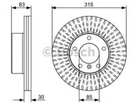 Disc frana MERCEDES-BENZ E-CLASS T-Model (S212) - OEM - MAXGEAR: 19-3530 - W02747668 - LIVRARE DIN STOC in 24 ore!!!