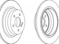 Disc frana MERCEDES-BENZ E-CLASS T-Model S212 FERODO DDF1308C