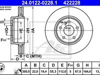 Disc frana MERCEDES-BENZ E-CLASS W210 ATE 24012202281