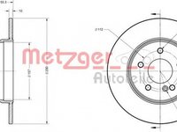 Disc frana MERCEDES-BENZ E-CLASS W210 METZGER 6110115