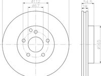 Disc frana MERCEDES-BENZ E-CLASS (W210) - OEM - QUARO: QD0087 - Cod intern: W02605849 - LIVRARE DIN STOC in 24 ore!!!