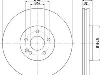 Disc frana MERCEDES-BENZ E-CLASS W210 TEXTAR 92181903