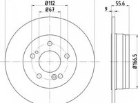 Disc frana MERCEDES-BENZ E-CLASS W210 TEXTAR 92032703