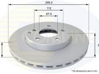 Disc frana MERCEDES-BENZ E-CLASS W211 COMLINE ADC1623V