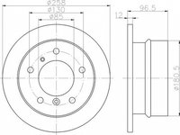 Disc frana MERCEDES-BENZ G-CLASS Cabrio W463 TEXTAR 92137503