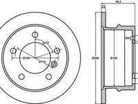 Disc frana MERCEDES-BENZ G-CLASS W461 JURID 567771J