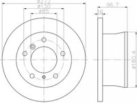 Disc frana MERCEDES-BENZ G-CLASS W461 TEXTAR 92137603