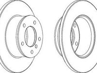 Disc frana MERCEDES-BENZ G-CLASS W463 FERODO DDF250