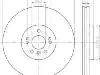 Disc frana MERCEDES-BENZ GL-CLASS X164 TEXTAR 92150705