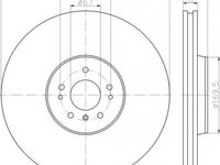 Disc frana MERCEDES-BENZ GL-CLASS X164 TEXTAR 92176603