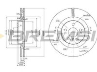 Disc frana MERCEDES-BENZ GL-CLASS X166 BREMSI DBB532V