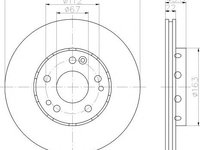 Disc frana MERCEDES-BENZ limuzina (W124), MERCEDES-BENZ KOMBI Break (S124), MERCEDES-BENZ E-CLASS limuzina (W124) - HELLA PAGID 8DD 355 103-061