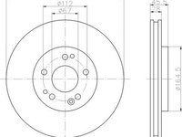 Disc frana MERCEDES-BENZ limuzina W124 TEXTAR 92057900