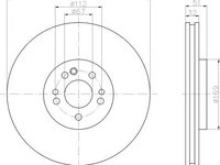 Disc frana MERCEDES-BENZ M-CLASS (W163) - MINTEX MDC1467