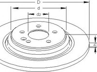 Disc frana MERCEDES-BENZ M-CLASS (W163) - TOPRAN 401 402