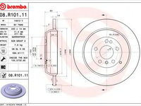 Disc frana MERCEDES-BENZ M-CLASS (W164) (2005 - 2020) BREMBO 08.R101.11