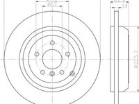 Disc frana MERCEDES-BENZ M-CLASS (W164), MERCEDES-BENZ R-CLASS (W251, V251) - MINTEX MDC2066