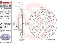 Disc frana MERCEDES-BENZ M-CLASS W166 BREMBO 09A95821