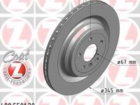 Disc frana MERCEDES-BENZ M-CLASS (W166), MERCEDES-BENZ GL-CLASS (X166) - ZIMMERMANN 400.5501.20