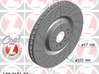 Disc frana MERCEDES-BENZ M-CLASS (W166), MERCEDES-BENZ GL-CLASS (X166) - ZIMMERMANN 400.3684.20