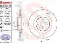 Disc frana MERCEDES-BENZ R-CLASS W251 V251 BREMBO 09R10311