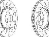 Disc frana MERCEDES-BENZ S-CLASS cupe C215 FERODO DDF1120
