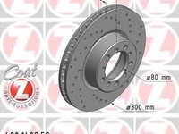 Disc frana MERCEDES-BENZ S-CLASS limuzina (W126), MERCEDES-BENZ S-CLASS cupe (C126) - ZIMMERMANN 400.1408.52