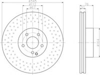 Disc frana MERCEDES-BENZ S-CLASS limuzina (W220), MERCEDES-BENZ CL-CLASS cupe (C215) - TEXTAR 92108800