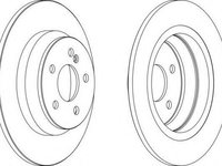 Disc frana MERCEDES-BENZ S-CLASS limuzina (W220), MERCEDES-BENZ CL-CLASS cupe (C215) - FERODO DDF1675